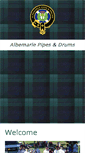 Mobile Screenshot of albemarlepipesanddrums.com